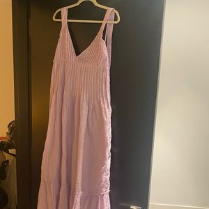 Free People Frankie Pintuck Purple / Lavender maxi dress